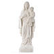 Virgin of the consolation statue, 80 cm in marble dust s1
