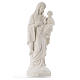 Virgin of the consolation statue, 80 cm in marble dust s4