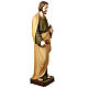 Saint Joseph the Worker statue, 100 cm in painted marble dust s5