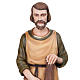 Święty Józef cieśla 80 cm proszek marmurowy kolorowy s2