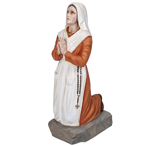 Saint Bernadette statue, 50 cm in painted marble dust 1