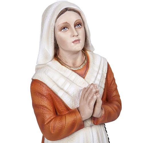 Saint Bernadette statue, 50 cm in painted marble dust 2