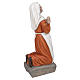 Saint Bernadette statue, 50 cm in painted marble dust s5