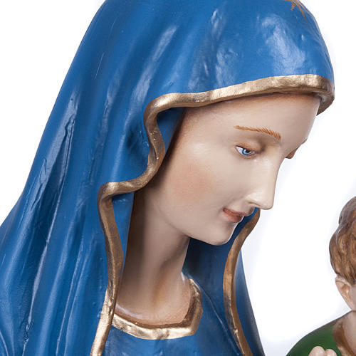 Estatua Virgen de la Consolación 80 cm mármol sintético pintado 5