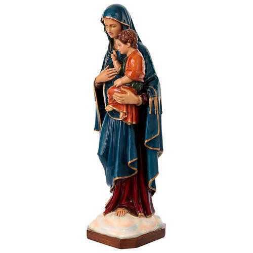 Estatua Virgen de la Consolación 80 cm mármol sintético pintado 4