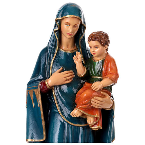 Estatua Virgen de la Consolación 80 cm mármol sintético pintado 6