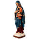 Statue Vierge de la consolation marbre reconstitué 80cm peinte s4