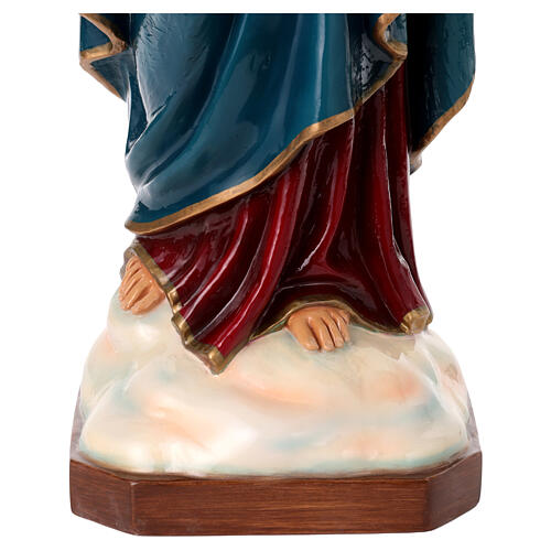 Madonna Consolata 80 cm marmo sintetico colorato 10