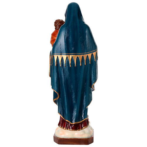 Madonna Consolata 80 cm marmo sintetico colorato 11