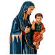 Madonna Consolata 80 cm marmo sintetico colorato s9