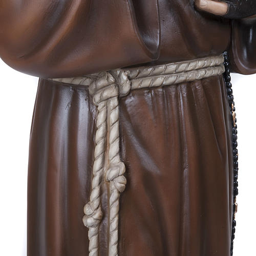 Padre Pio of Petralcina statue, 110 cm in painted marble dust 6