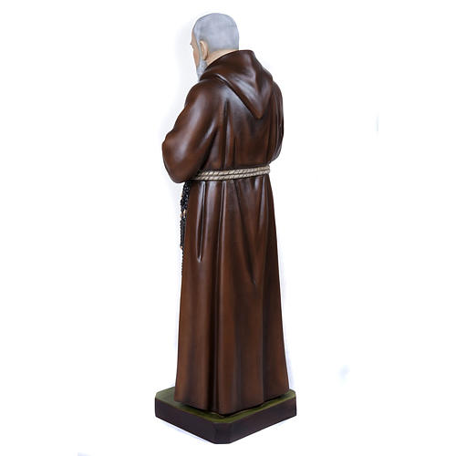 Padre Pio of Petralcina statue, 110 cm in painted marble dust 9