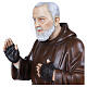 Padre Pio 110 cm marmo ricostituito dipinto s5