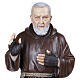 Padre Pio 110 cm mármore reconstituído pintado s7