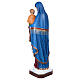 Virgin of the consolation statue, 130 cm in painted reconstitute s8