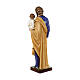 Saint Joseph with Baby Jesus statue, 80cm in painted composite marble s7