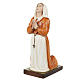 Saint Bernadette statue, 35cm in painted reconstituted marble s1