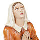 Saint Bernadette statue, 35cm in painted reconstituted marble s4