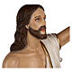 Resurrected Christ statue, 85cm in painted reconstituted marble s10