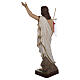 Resurrected Christ statue, 85cm in painted reconstituted marble s12
