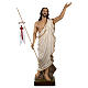 Resurrected Christ statue, 85cm in painted reconstituted marble s1