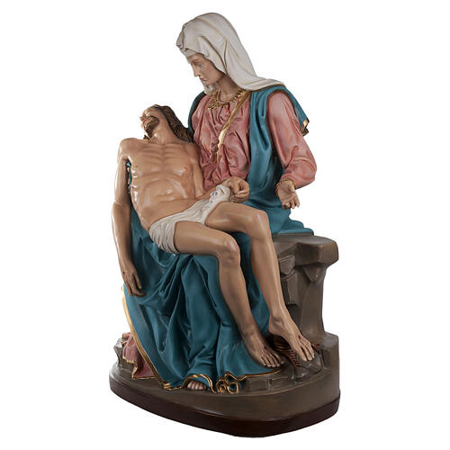 Pietà von Michelangelo 100cm Kunstmarmor Hand gemalt 6
