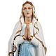 Our Lady of Lourdes statue, 50cm in painted reconstituted marble s2