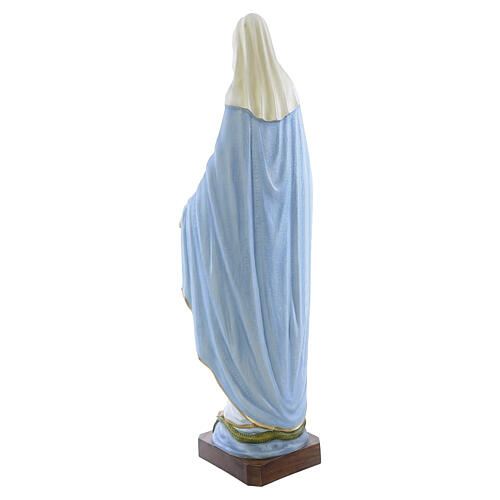 Immaculate Virgin Mary statue, 130cm in painted reconstituted ma 8