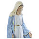 Madonna Immacolata 130 cm marmo sintetico dipinto s7