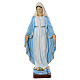 Immaculate Virgin Mary statue, 130cm in painted reconstituted marble s1