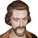 Saint Joseph with Baby Jesus statue, 100cm in painted composite marble s4