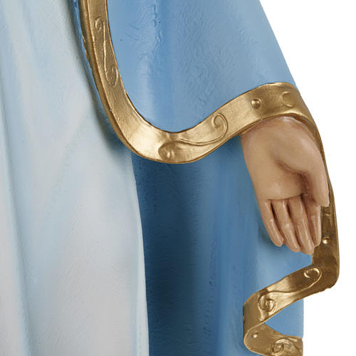 Wunderbare Gottesmutter hellblauen Kleid 60cm Kunstmarmor 3