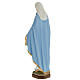 Statue Miraculeuse manteau bleu marbre 60cm s7