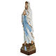 Our Lady of Lourdes statue, 70cm in painted reconstituted marble s4
