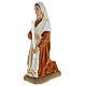 Saint Bernadette statue, 63cm in painted reconstituted marble s3