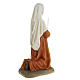 Saint Bernadette statue, 63cm in painted reconstituted marble s6