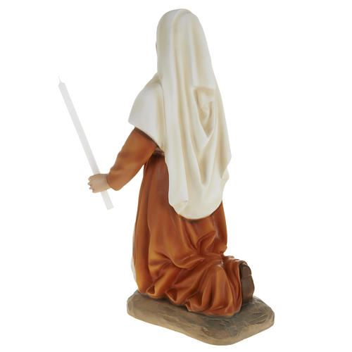 Figura Święta Bernadeta 63 cm proszek marmurowy malowana 5