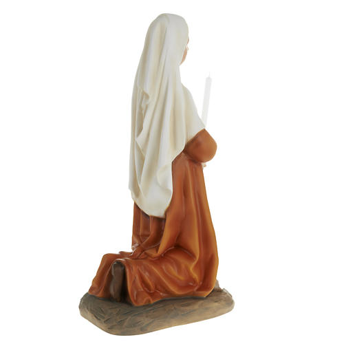Figura Święta Bernadeta 63 cm proszek marmurowy malowana 6