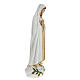 Statua Madonna Fatima 60 cm polvere di marmo dipinta s4