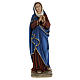 Nuestra Señora de los Dolores con manos juntas 80 cm polvo de mármol pintado s1