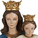Figura Maryja Królowa z Dzieciątkiem 80 cm marmur syntetyczny ko s3