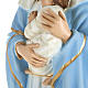 Gottesmutter mit Christkind 80cm Kunstmarmor s3