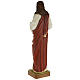 Sacred Heart of Jesus statue, 80cm in painted reconstituted marb s5