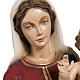 Gottesmutter mit Christkind roten Kleid 85cm Kunstmarmor s4