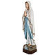 Our Lady of Lourdes statue, 130cm in painted reconstituted marble s6