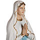 Virgen de Lourdes 130 cm de mármol sintético pintado s4