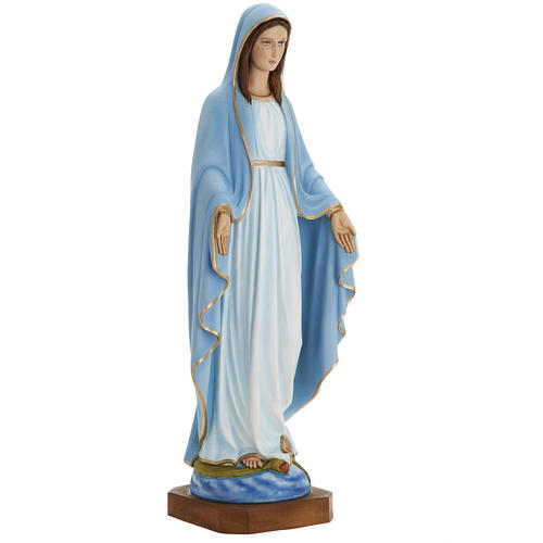 Our Lady of the Miracles statue, 80cm in painted reconstituted m 2