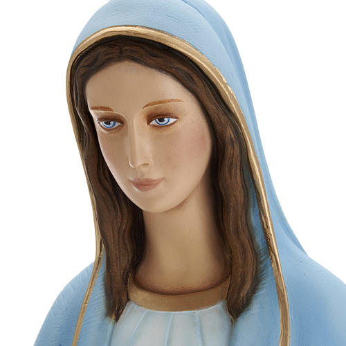 Our Lady of the Miracles statue, 80cm in painted reconstituted m 5
