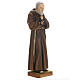 Padre Pio of Petralcina statue, 60cm in painted reconstituted ma s6