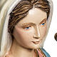 Estatua de la Virgen con el Niño Jesús 60 cm de mármol sintético pintado s5